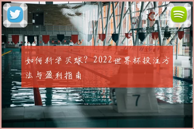如何科学买球？2022世界杯投注方法与盈利指南